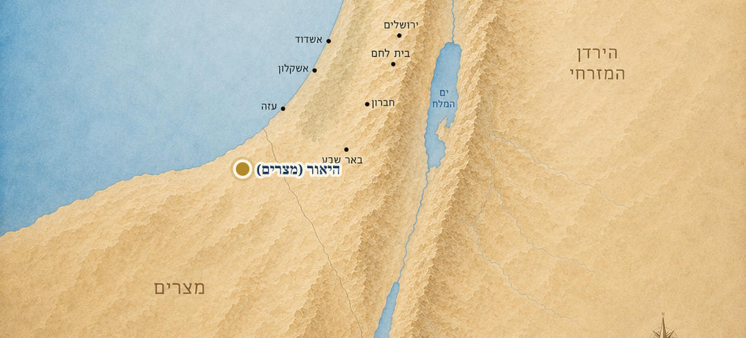 היאור (מצרים) על המפה