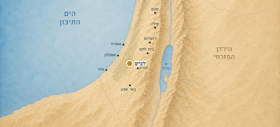 לכיש על המפה