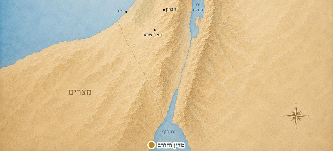 מדין וחורב על המפה
