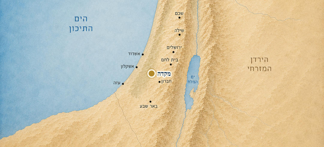 מקדה על המפה