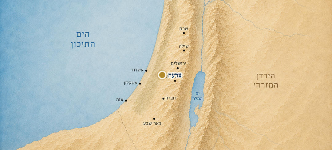 צרעה על המפה
