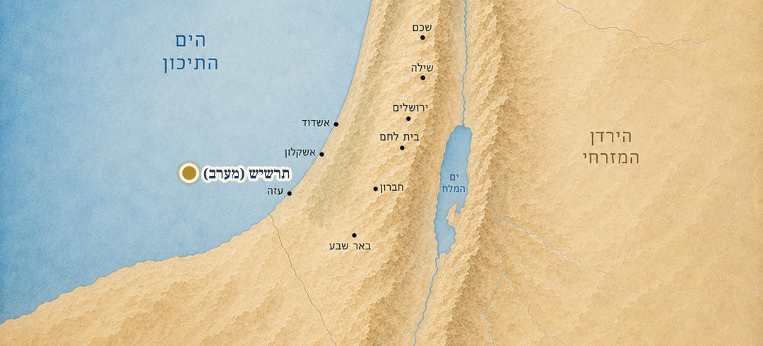 תרשיש (מערב) על המפה